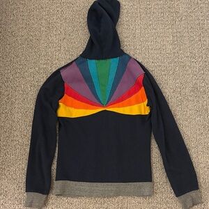 Aviator Nation Sweatshirt Rainbow patchwork